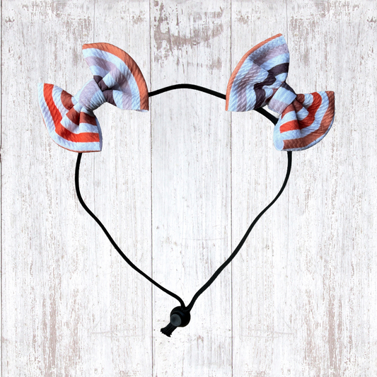 Autumn Stripes - Double Bow