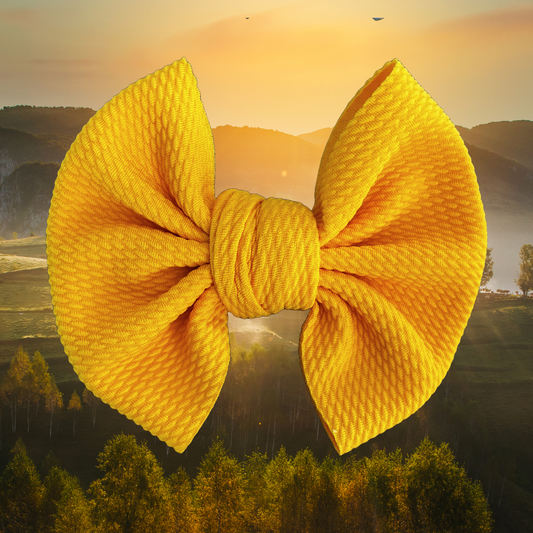 Golden Hour - 5” Knotty Dog Head Bows