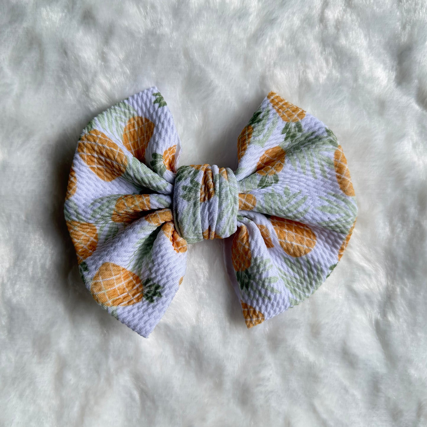 Pineapples - 5” Knotty Dog Head Bows