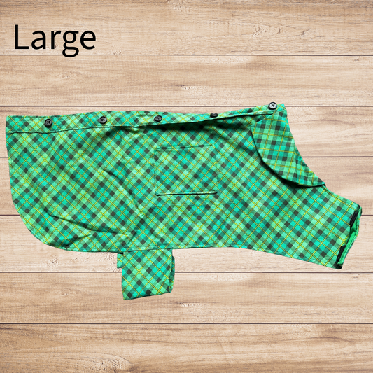 St.Pattys Day - Velcro Dog Shirt - LARGE