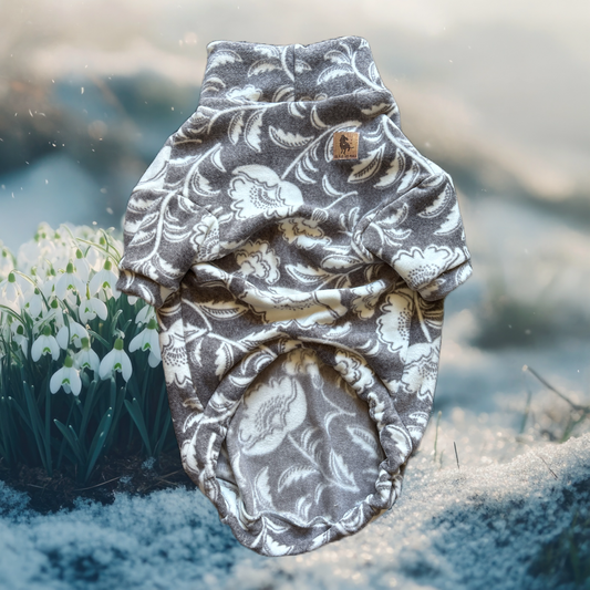 Frozen Floral - High Density Fleece Dog Sweatshirt