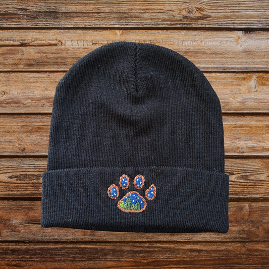 Midnight Forest - Hand Embroidered Human Hat