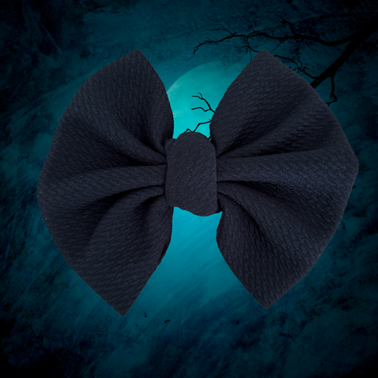 Midnight - 5” Knotty Dog Head Bows