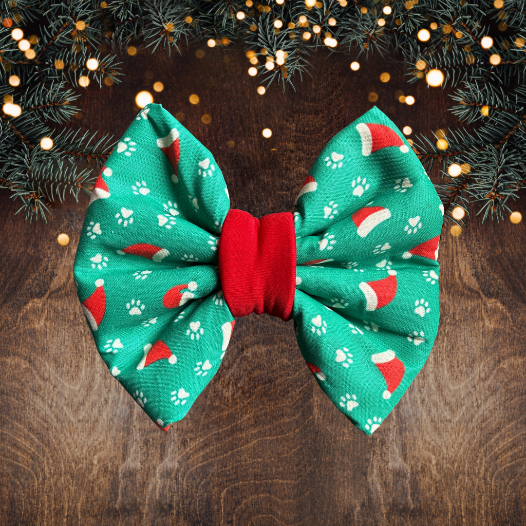 Santa Paws - Chunky Bow Tie