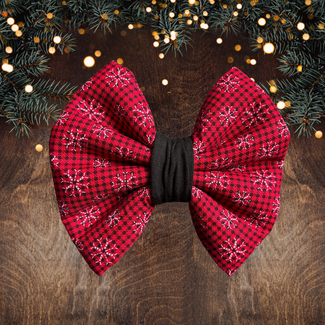 Let it snow - Chunky Bow Tie