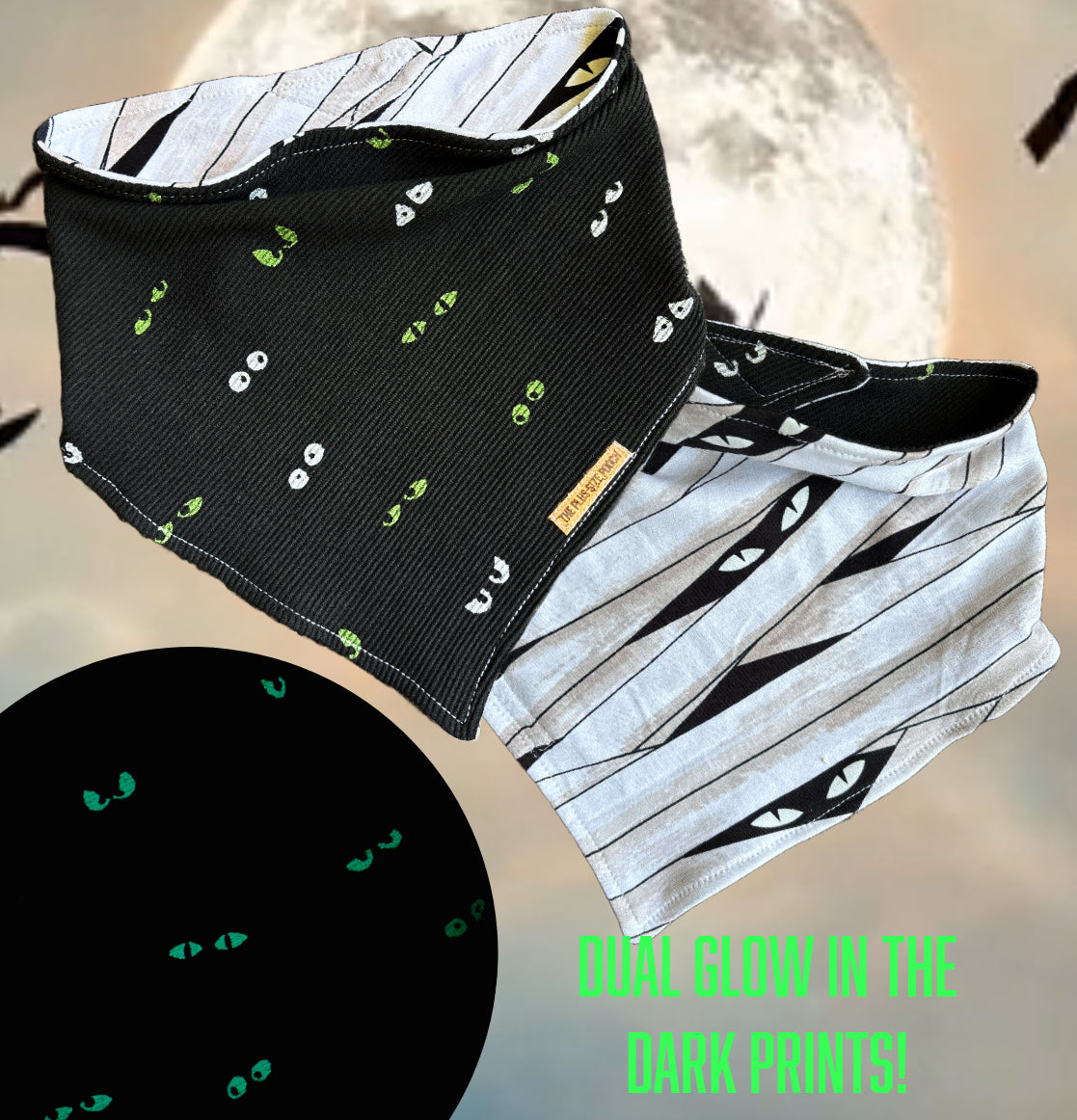 I always feel like somebody’s watching me - Double Sided Glow in the Dark - Everyday Stretch Bandana