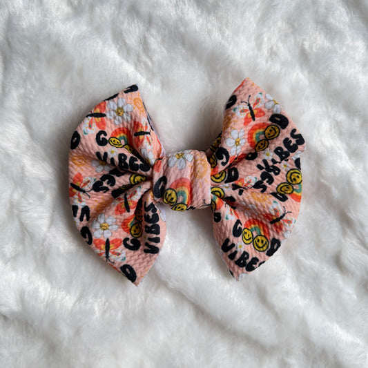 Good Vibes - 5β Knotty Dog Head Bows