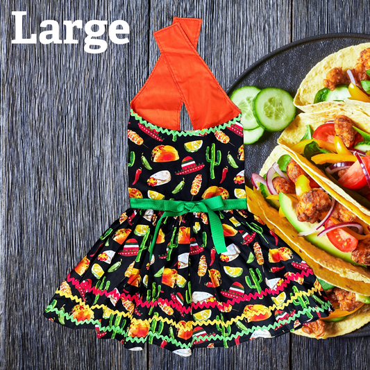 Taco Tuesday - Dog Dress - LARGE
