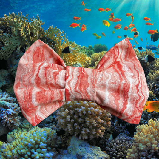 Coral - Head Bow or Bow Tie