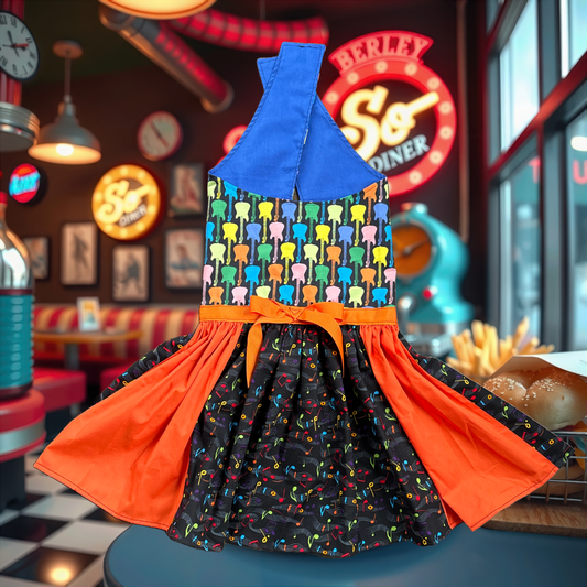 Be boppin’ - Dog Dress - LARGE