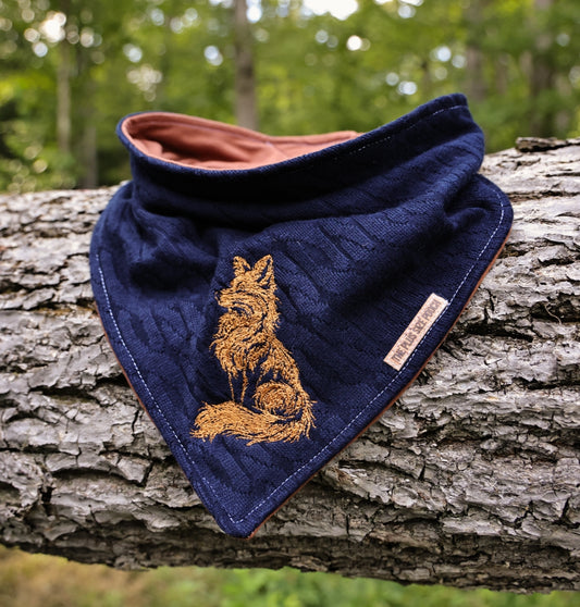 Sly as a fox - Embroidered Bandana