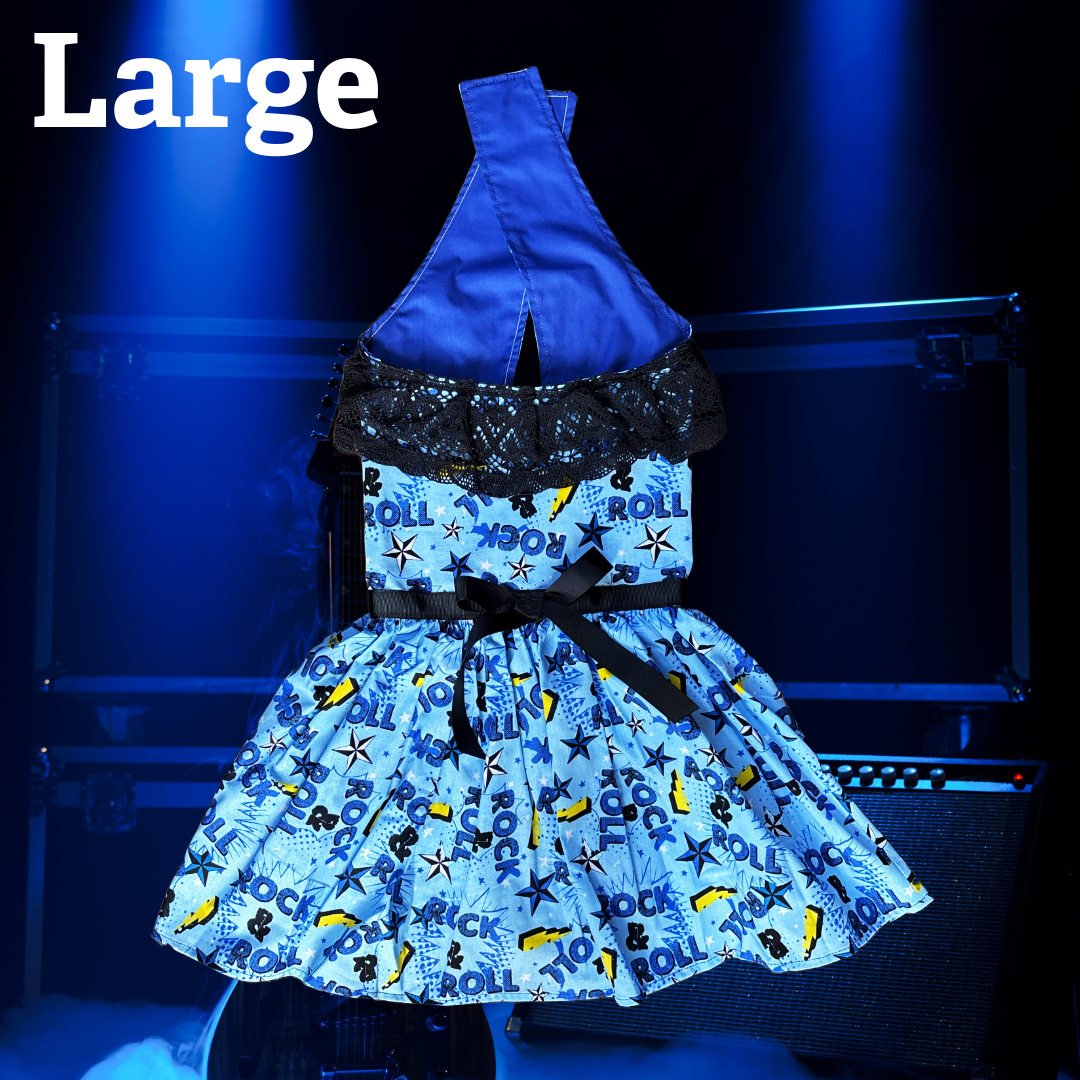 Rock Babe - Dog Dress - LARGE
