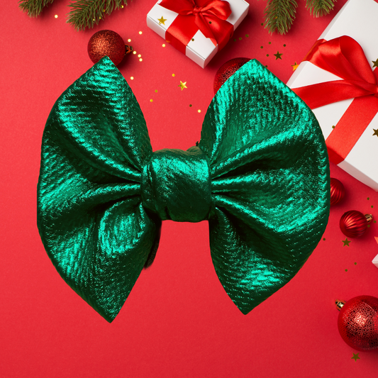 Christmas Party - 5” Knotty Dog Head Bows