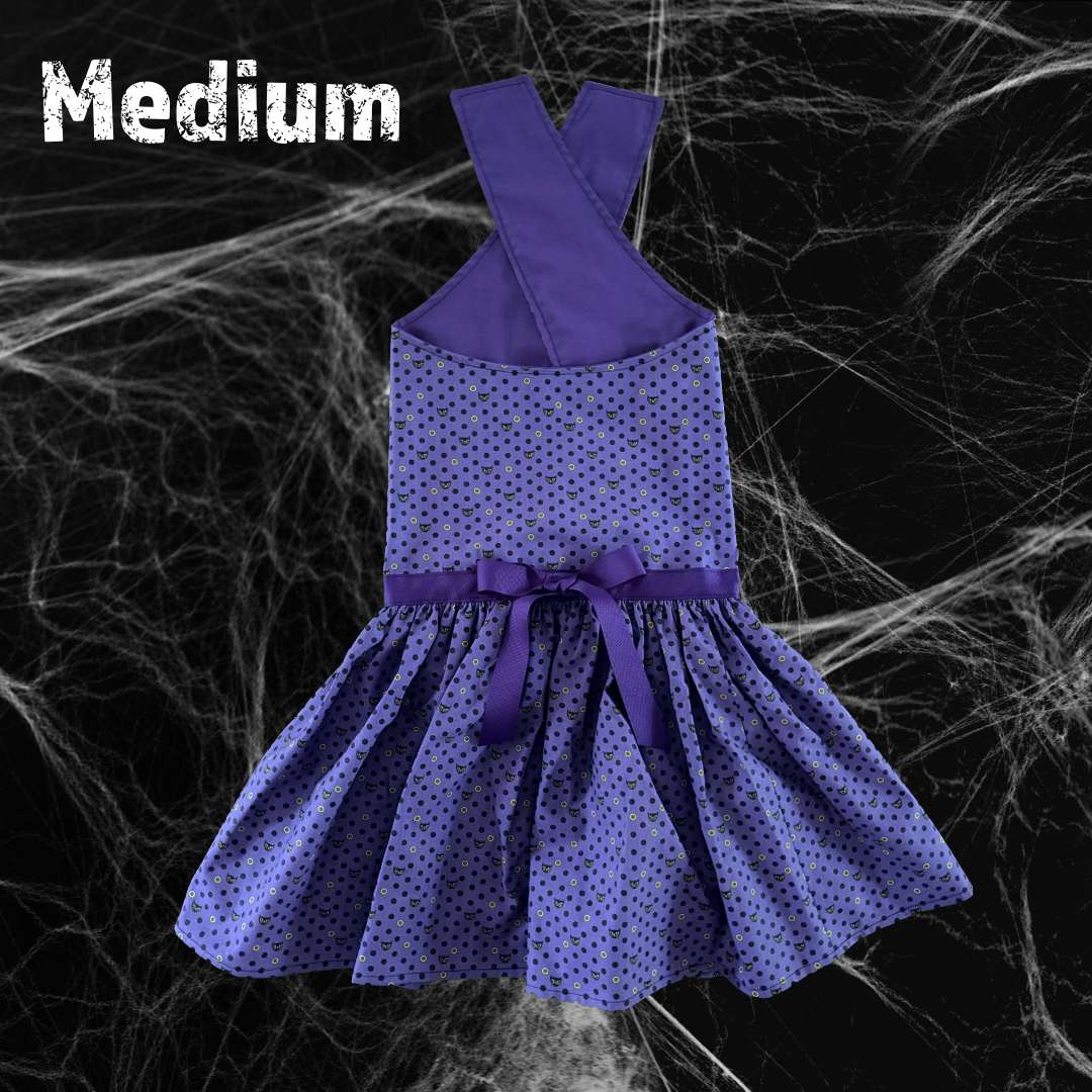 Black Cat Luck - Dog Dress - MEDIUM