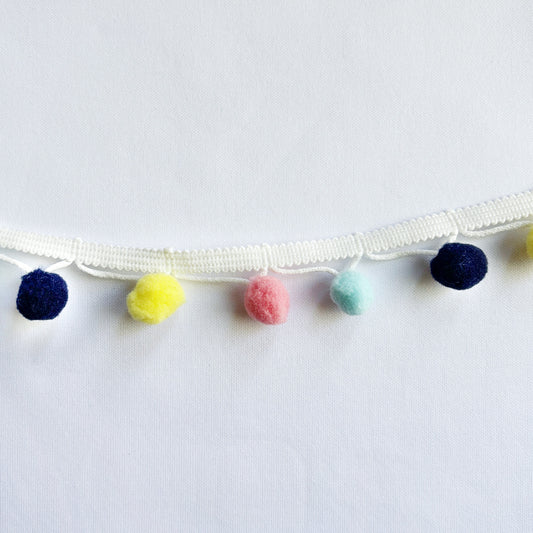 1” Multi Color Pom Poms