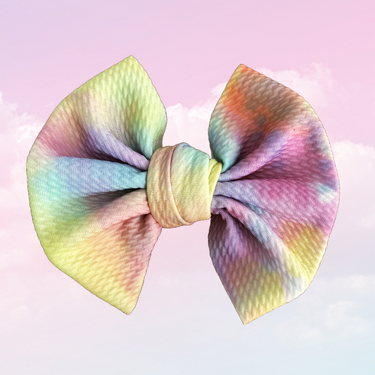 Pastel Sky - 5” Knotty Dog Head Bows