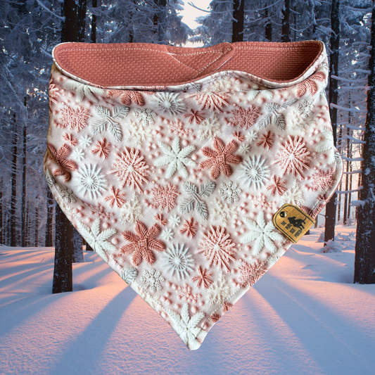Snowflake Sunset - Reversible Dog Bandana