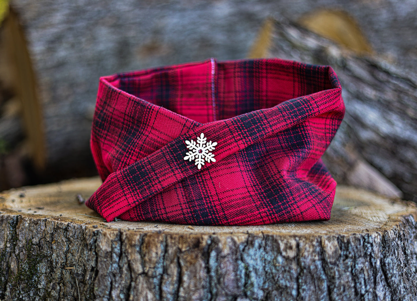 Alpine Winter - Flannel Minimalist Wrap - Canine Compass Co