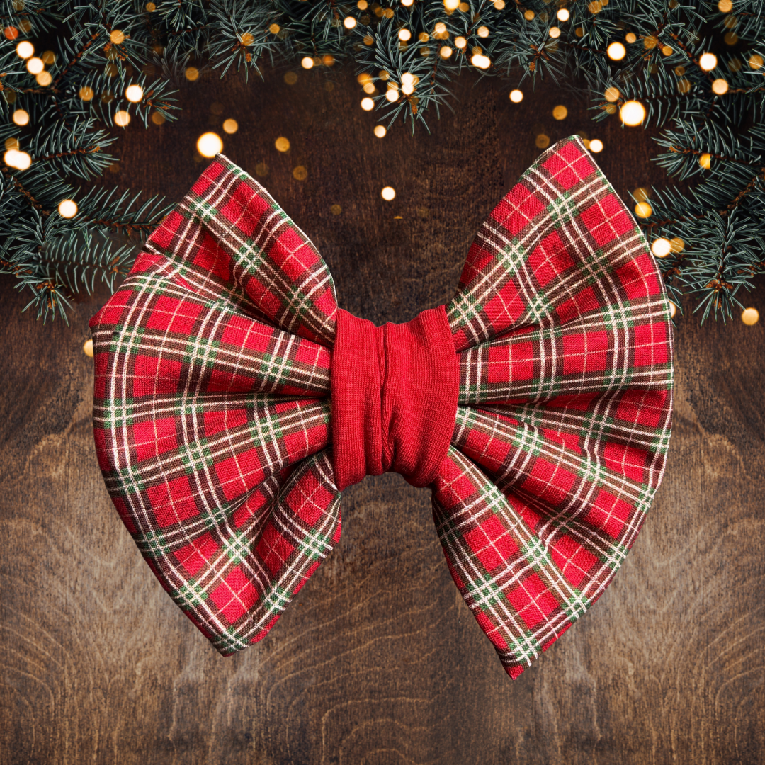 Deck the halls - Chunky Bow Tie