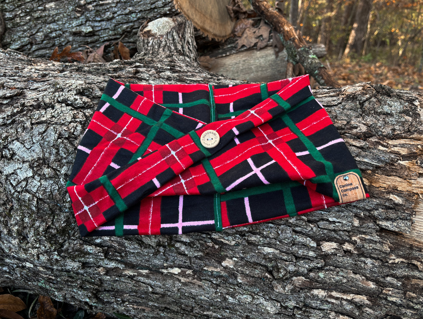 Christmas Morning - Flannel Minimalist Wrap - Canine Compass Co