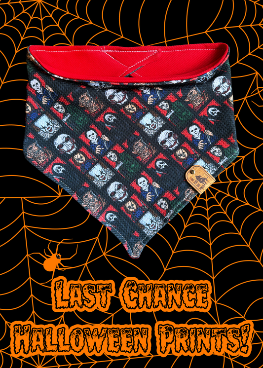 $5 Last Chance Halloween - Reversible Dog Bandana