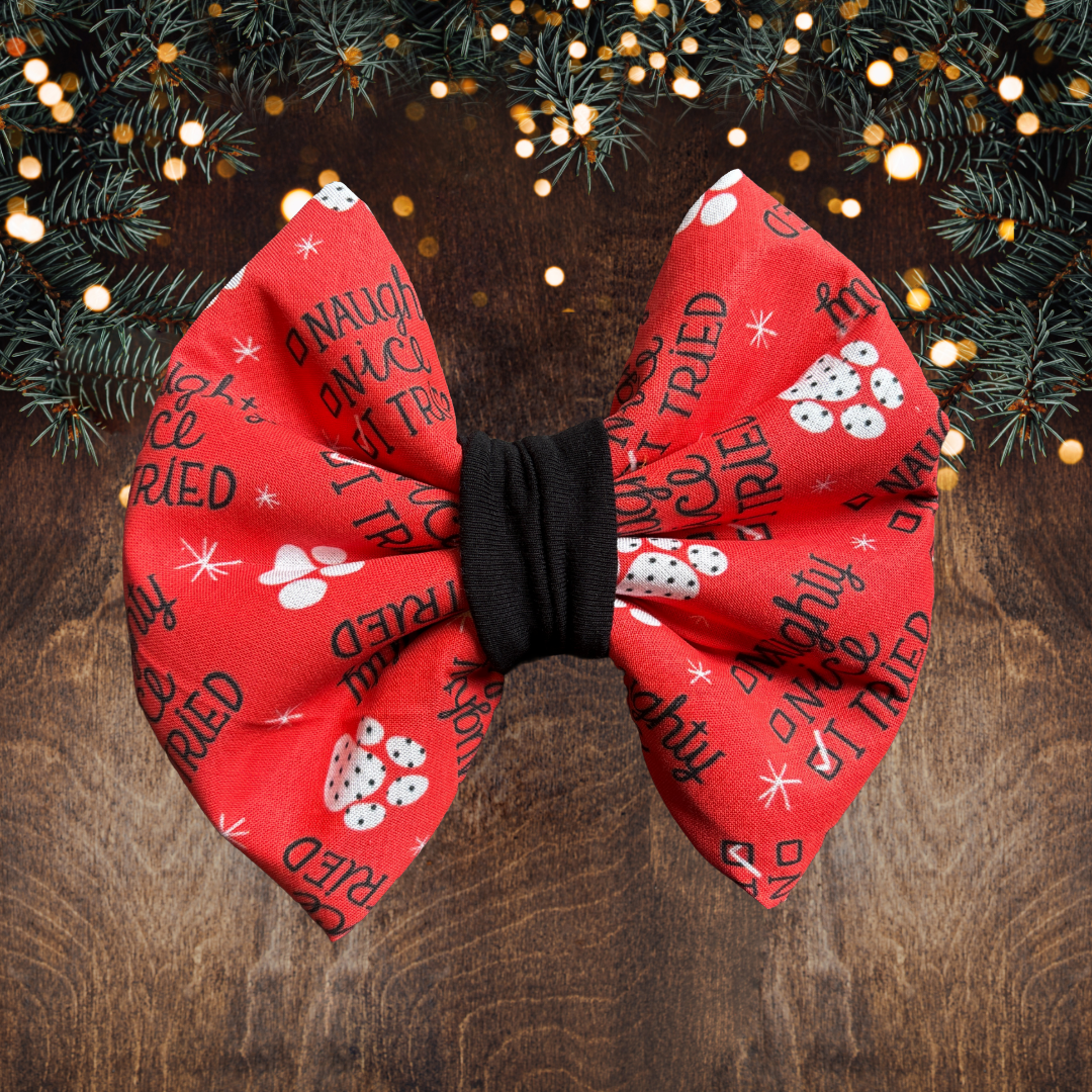 I tried - Chunky Bow Tie