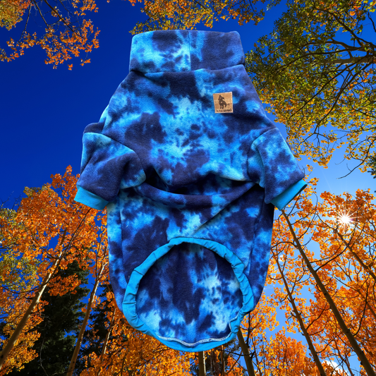 Blue Skies - Fleece Dog Sweatshirt