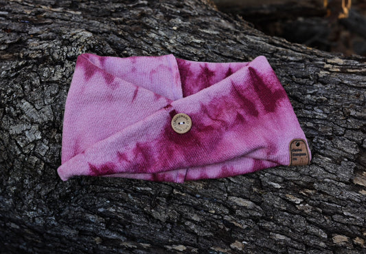 Wild Raspberry - Hand Dyed Minimalist Wrap - Canine Compass Co