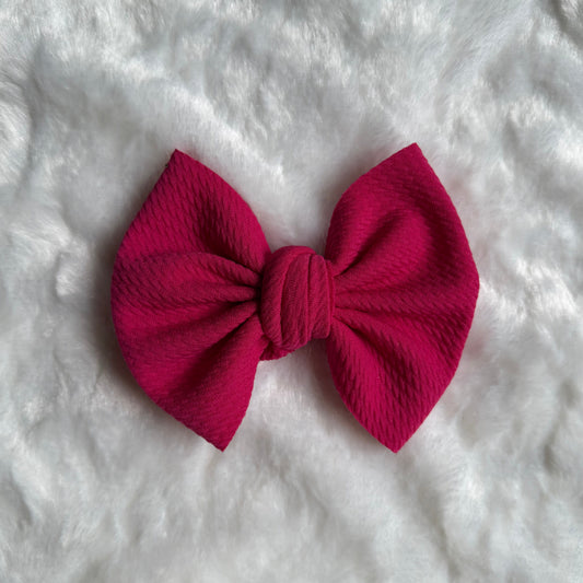 Deep Pink - 5β Knotty Dog Head Bows