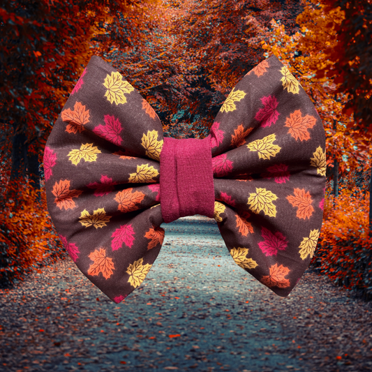 Falling for autumn - Chunky Bow Tie