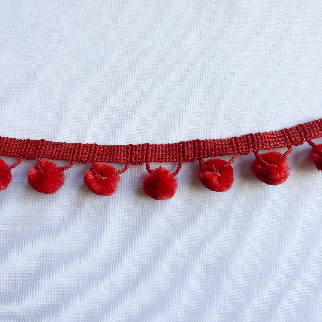 1” Red Pom Pom