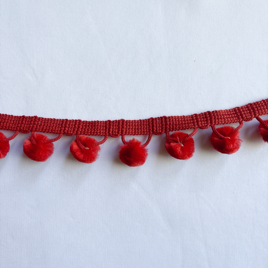 1” Red Pom Pom