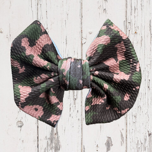 Tough Girly - 5” Knotty Dog Head Bows