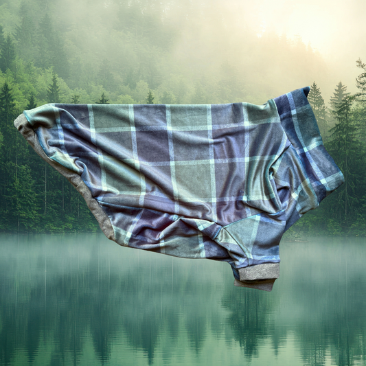 In the pines - Minky Soft Longsleeve Shirt - Canine Compass Co