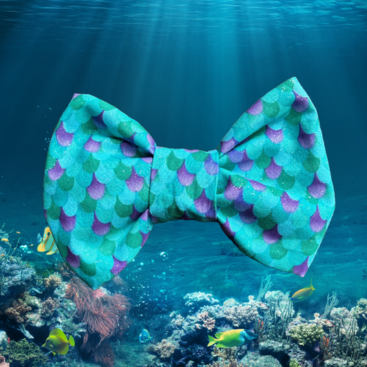 Mermaid - Head Bow or Bow Tie