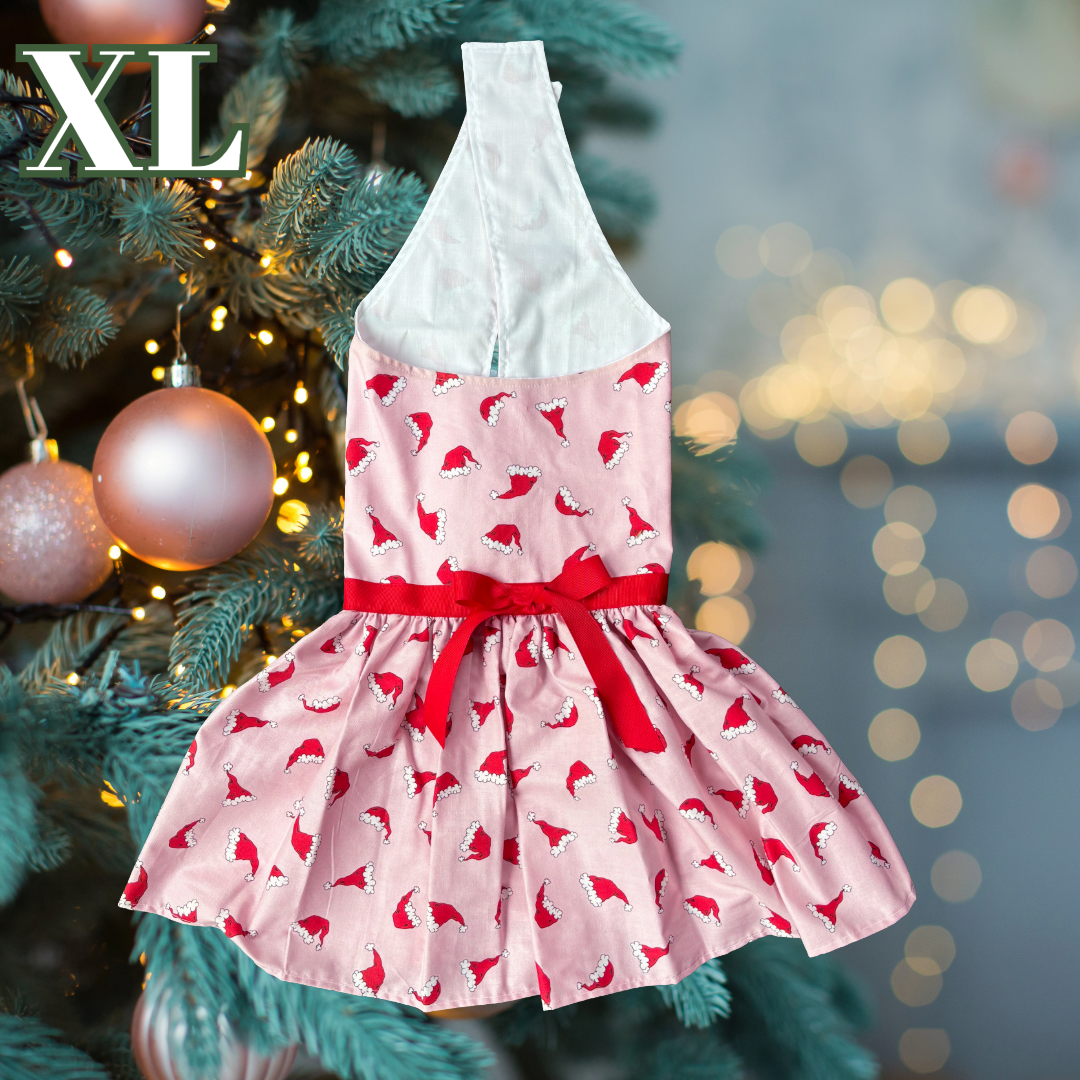 Deer Santa -  XL - Dog Dress