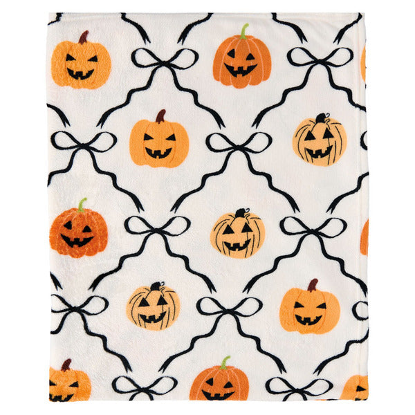 Jack-O-Lantern - Plush Halloween 50 x 60 Throw