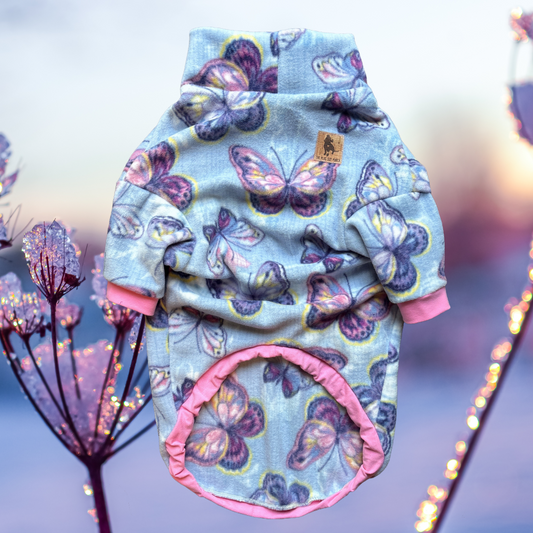 Butterfly - Fleece Dog Sweatshirt