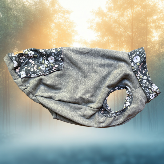 Foggy Dawn Blooms - Sleeveless Sweatshirt - XL - READY TO SHIP