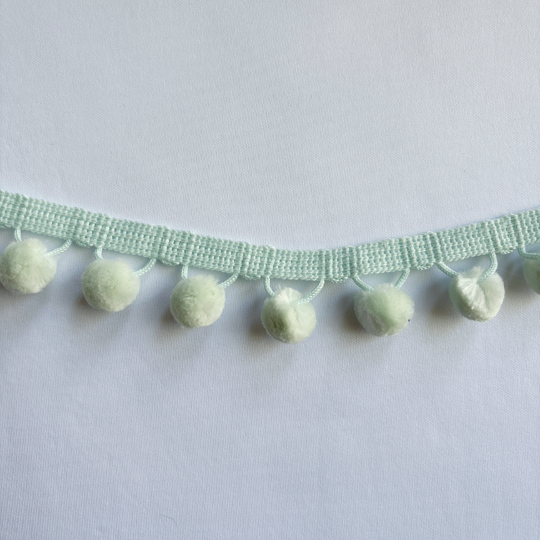 1” Mint Pom Pom