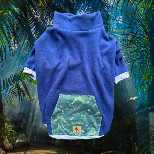 ❄️Jurassic - Fleece Dog Sweatshirt - XL