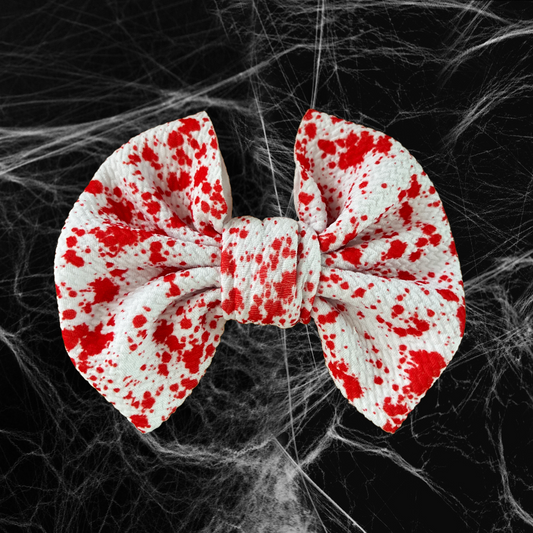 What a Bloody Day - 5” Knotty Dog Head Bows