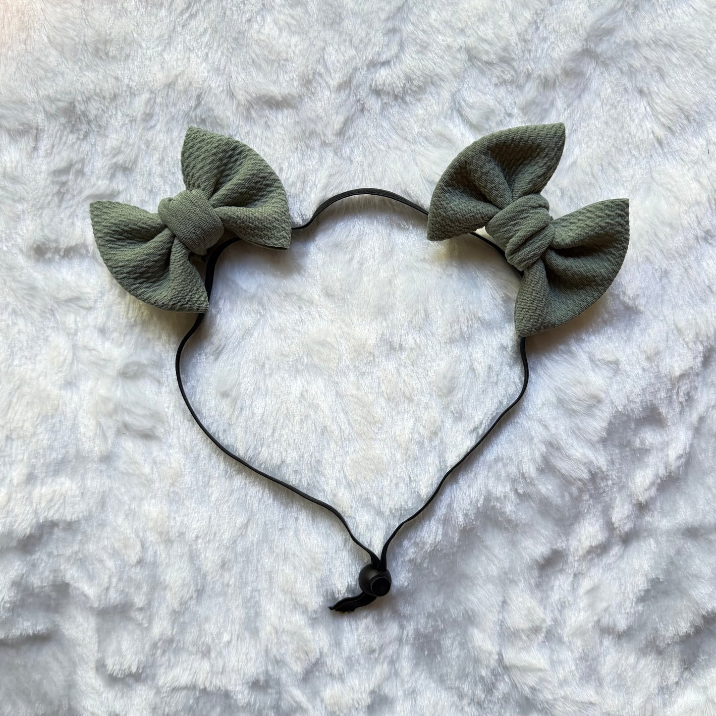 Sage- Double Bow