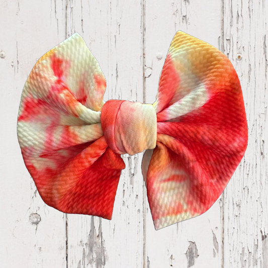 Sunrise - 5” Knotty Dog Head Bows