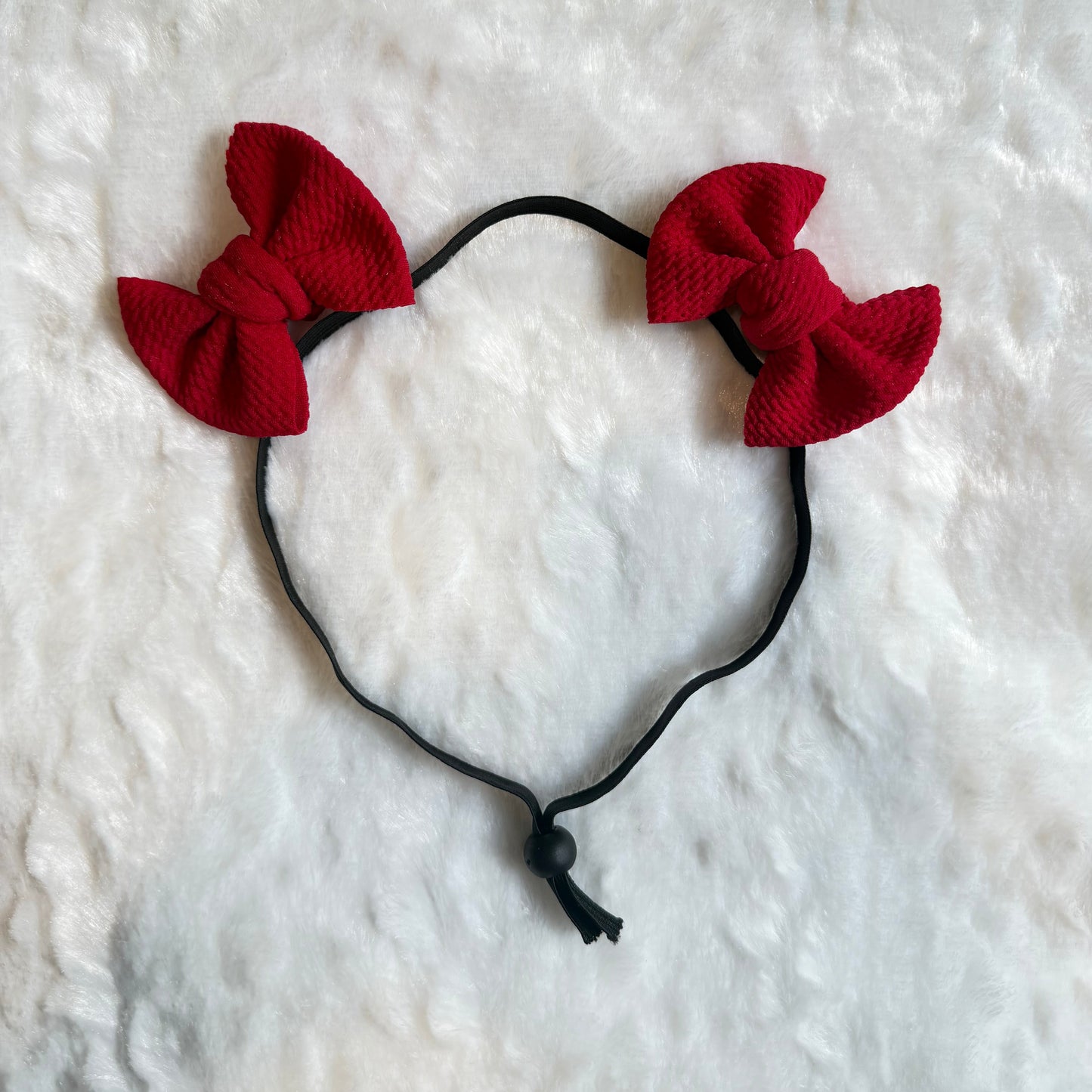 Red - Double Bow