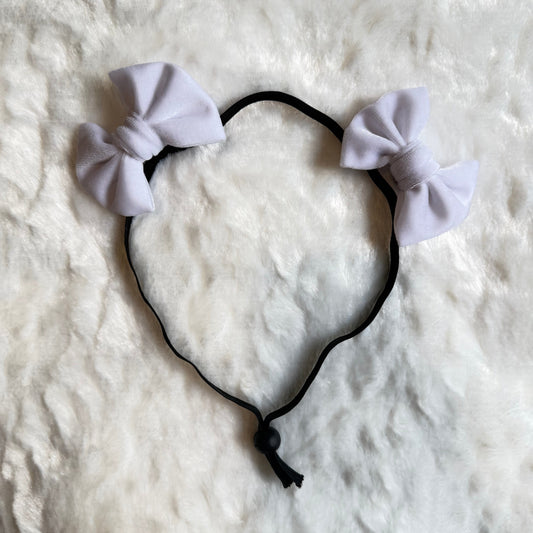 Snowflake - Velvet Double Bow