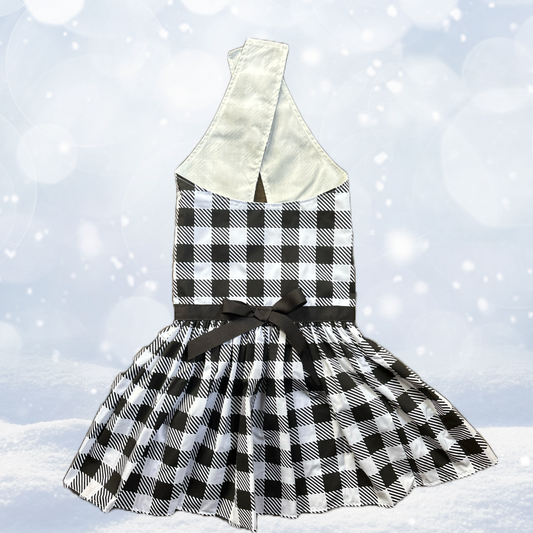 Classic Plaid -  Dog Dress - Size XL