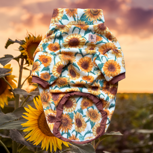 Sunflower Sunset - Fleece Dog Sweatshirt