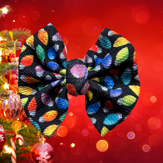 Throwback Christmas - 5” Knotty Dog Head Bows