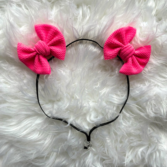 Hot pink - Double Bow